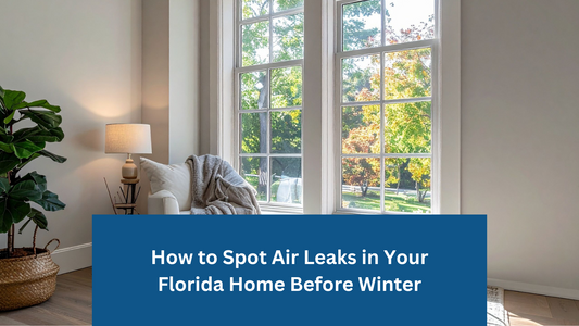 How to Spot Air Leaks in Your Florida Home Before Winter