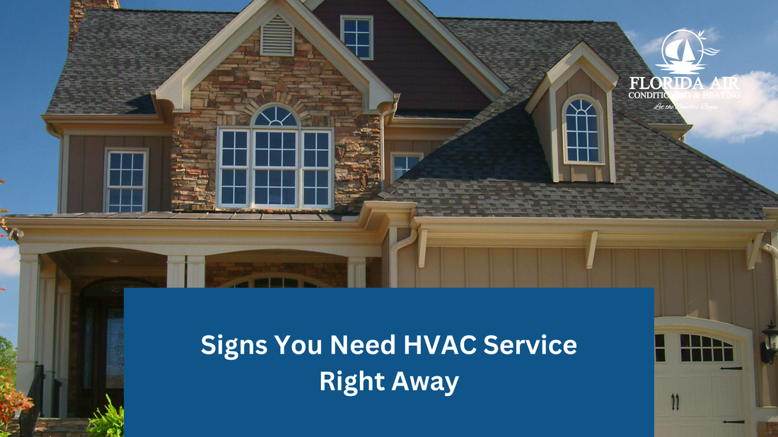 Signs You Need HVAC Service Right Away